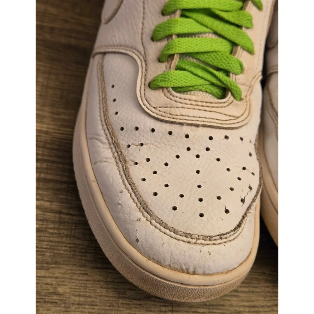 Nike Court Vision Low Top Casual Shoes Sneakers‎ Womens Size 9 White